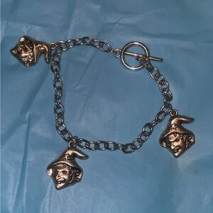 Handmade witch charm bracelet